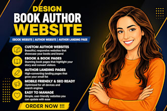design book author website ebook website author website author landing page edit