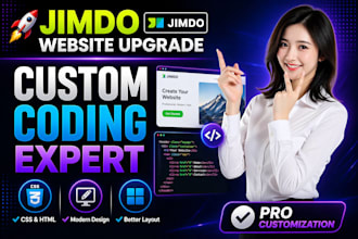 customize your jimdo website and seo with coding css html for advanced design