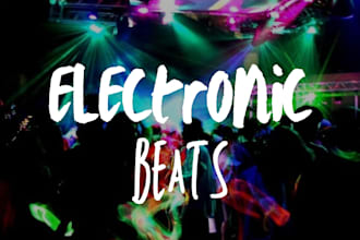 produce edm beats and instrumental music in all electronic genres