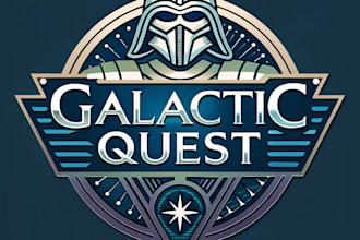 design a custom sci fi logo inspired by star wars style