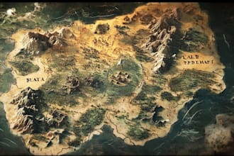 create custom illustrated maps for fantasy, games, and books