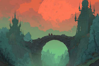 draw your fantasy illustration