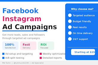 manage your social media and run ad campaigns