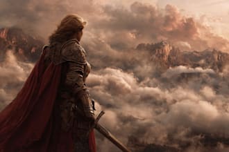 design fantasy book cover illustration art, christian,