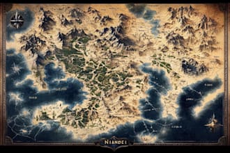 design professional custom map illustrations for any purpose
