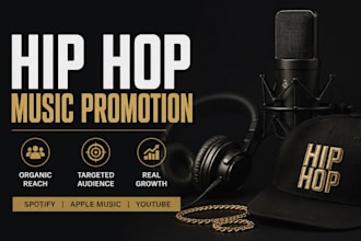 promote your hip hop music to targeted organic audience