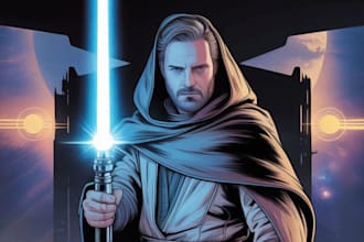 draw you as a star wars character art