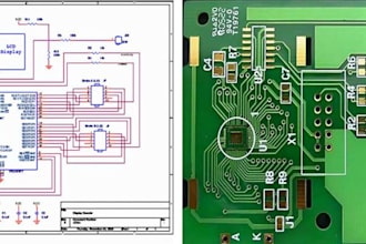 redesign pcb,circuit pcb,esp32 pcb design,microcontroller,layout and gerber,file