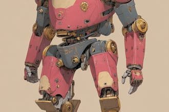 high quality robot, mecha concepts