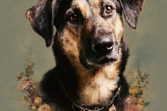 do pet memorial portrait