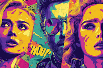 create your photo into awesome wpap pop art