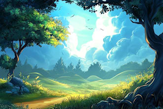 do amazing background art