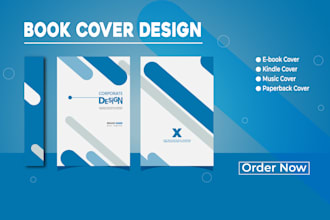 create a minimalist book cover design