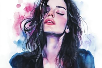 do a watercolor illustration