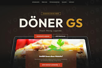design beautiful websites for restaurants, cafés, and bars