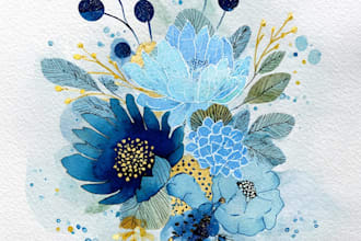 paint watercolor illustration and watercolor art