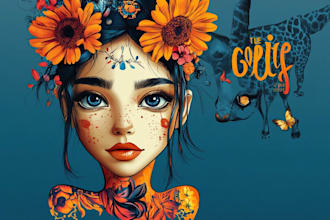 bring your ideas to life with custom vector art and illustrations