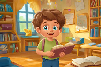 illustrate children story book illustration, children story