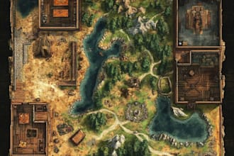create minimal and elegant map designs