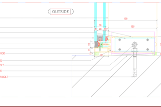unitized curtain wall shop drawings