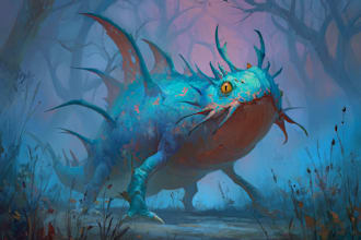 create detailed horror creepy art