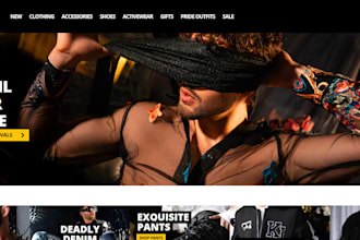 streetwear clothing website, shopify clothing fashion store, dropshipping store