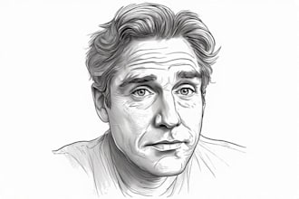 draw a hedcut wsj style from a photo