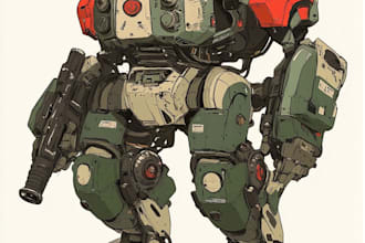 do complete mecha concept arts