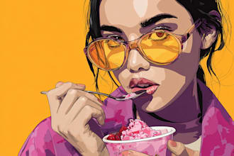 food pop art of your food pop art