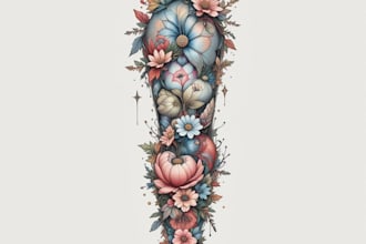 design professional tattoo and custom tattoo