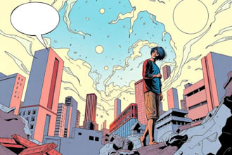 comic book illustration with comic book illustrator