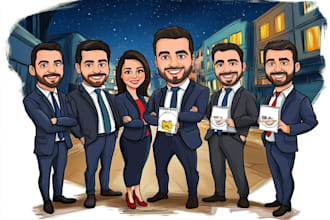 design fantasy portrait or stylized caricature character