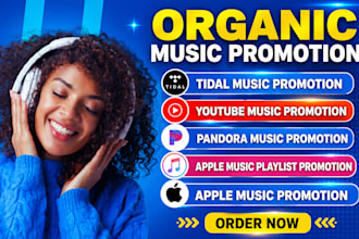 tidal music promotion youtube pandora music promotion apple music playlist