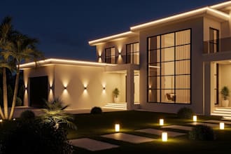 do modern lighting design, interior lighting, home lighting using dialux evo
