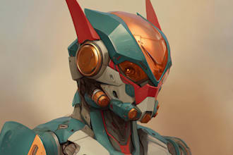llustrate your mecha, robot and armored characters