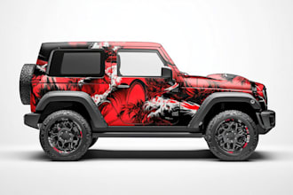create professional car wrap vehicle wrap
