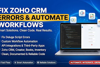fix zoho crm deluge script errors and automate your workflows