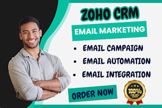 setup zoho crm automation ai workflow integration email marketing campaign