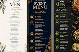 plan a perfect food and beverage menu for your event