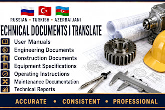 translate technical and engineering documents between turkish and russian