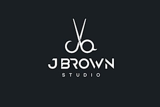design a unique barber and beauty salon logo