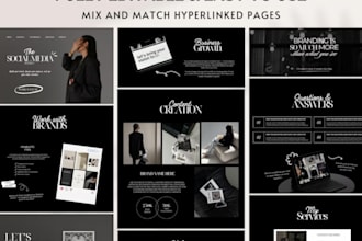 create canva website design, canva landing page, canva website, canva mockup