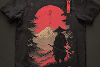 create japanese t shirt design