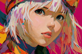 do anime character art