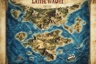 create epic fantasy continent and world maps