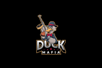do modern high quality mascot, mafia logo design