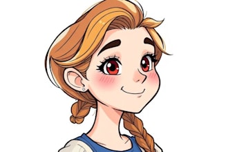 create a beautiful disney style portrait