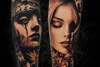 design character tattoo tattoos and logo art