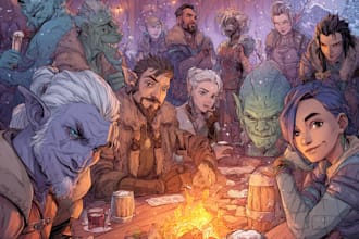 draw your dnd party