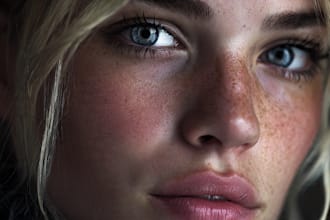 draw realistic portraits for you